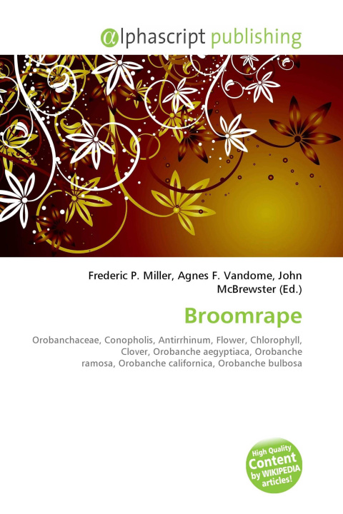Kniha Broomrape Agnes F. Vandome