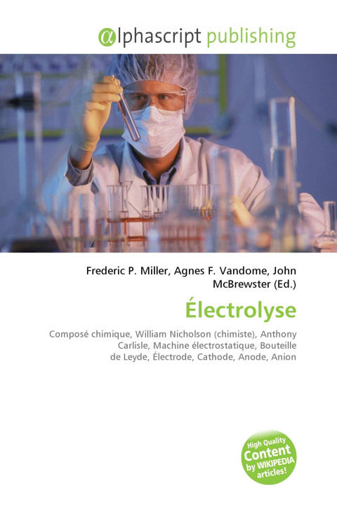 Kniha Électrolyse Agnes F. Vandome