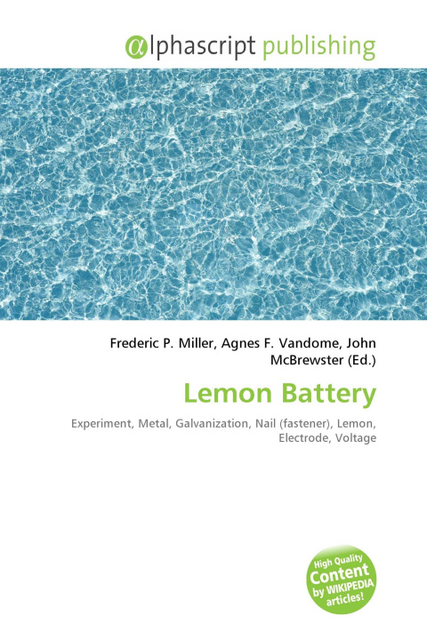 Kniha Lemon Battery Agnes F. Vandome