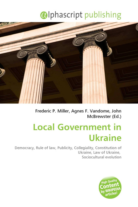 Kniha Local Government in Ukraine Agnes F. Vandome