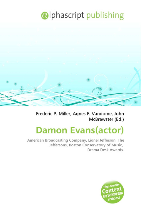 Kniha Damon Evans(actor) Agnes F. Vandome