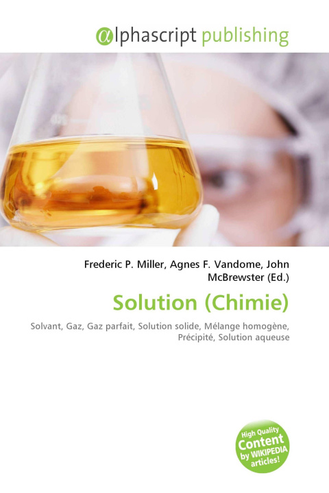 Kniha Solution (Chimie) Agnes F. Vandome