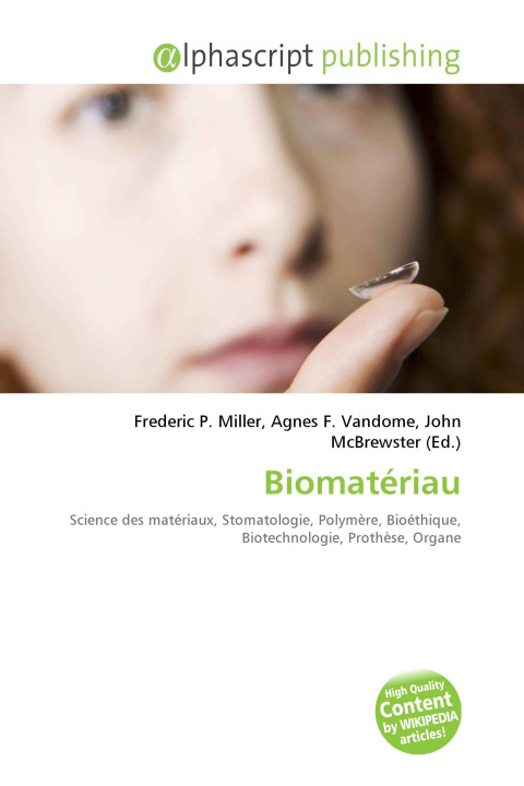 Knjiga Biomatériau Agnes F. Vandome
