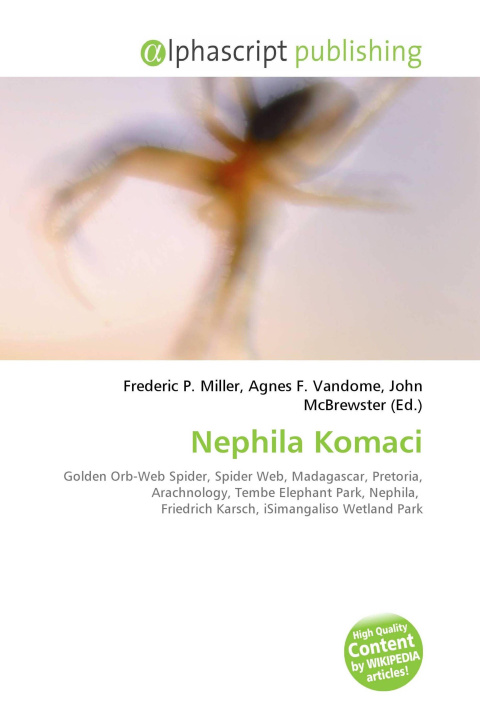 Kniha Nephila Komaci Agnes F. Vandome