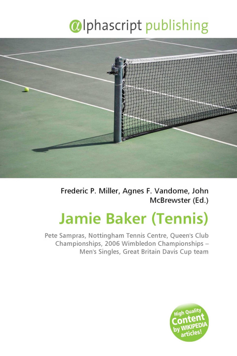Kniha Jamie Baker (Tennis) Agnes F. Vandome