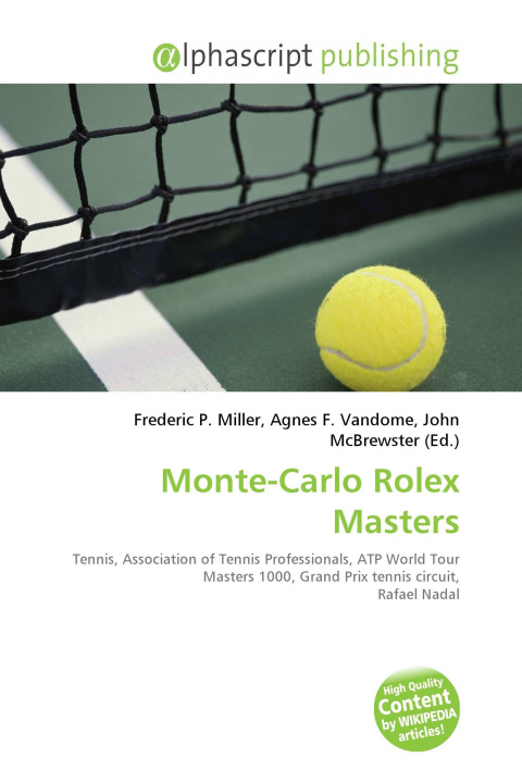 Kniha Monte-Carlo Rolex Masters Agnes F. Vandome