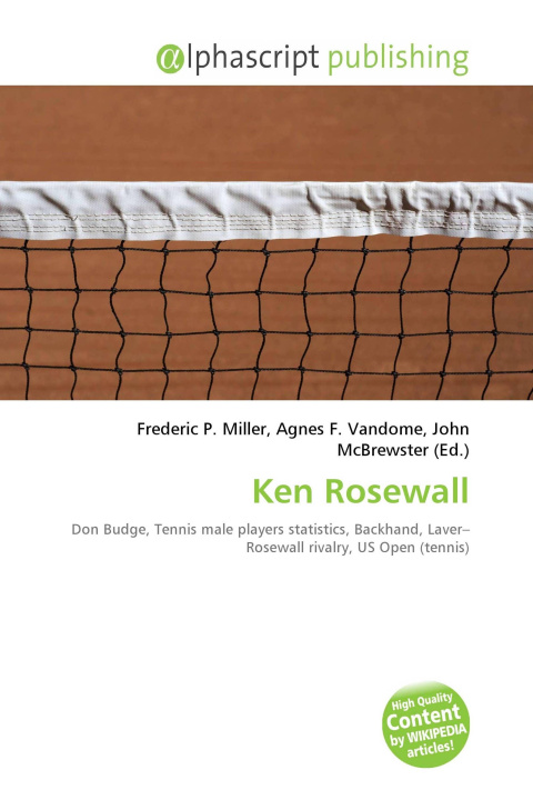 Kniha Ken Rosewall Agnes F. Vandome