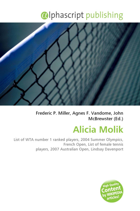 Kniha Alicia Molik Agnes F. Vandome