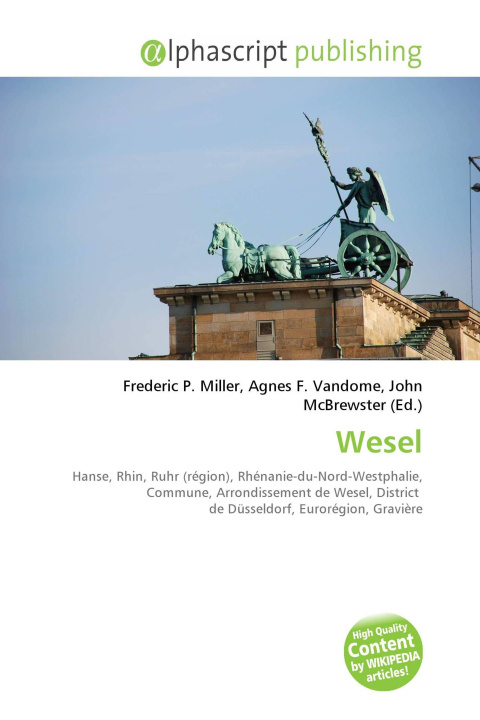 Kniha Wesel Agnes F. Vandome