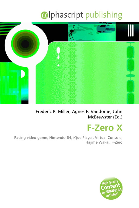 Book F-Zero X Agnes F. Vandome