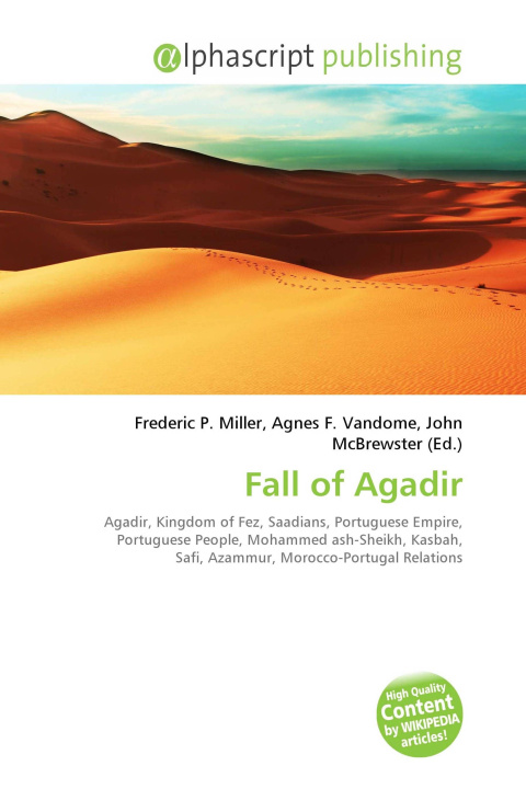 Kniha Fall of Agadir Agnes F. Vandome