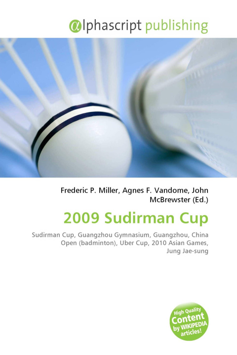 Книга 2009 Sudirman Cup Agnes F. Vandome
