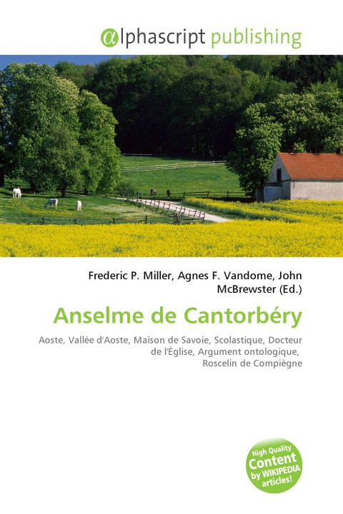 Kniha Anselme de Cantorbéry Agnes F. Vandome