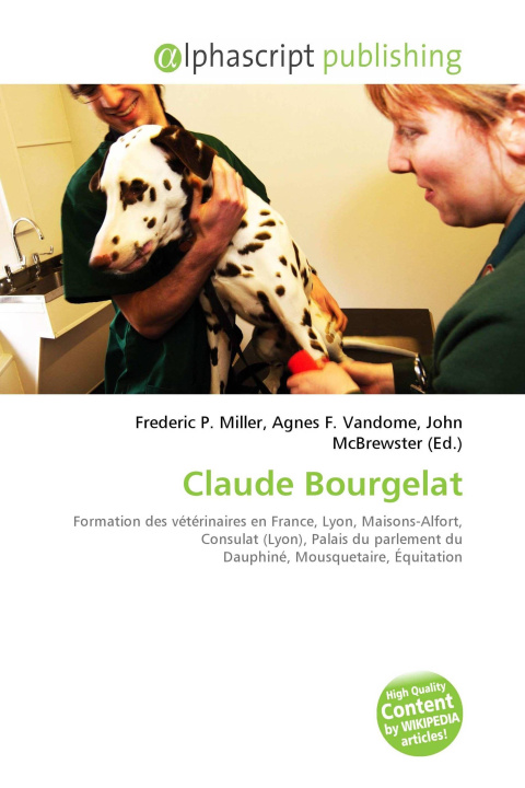 Knjiga Claude Bourgelat Agnes F. Vandome