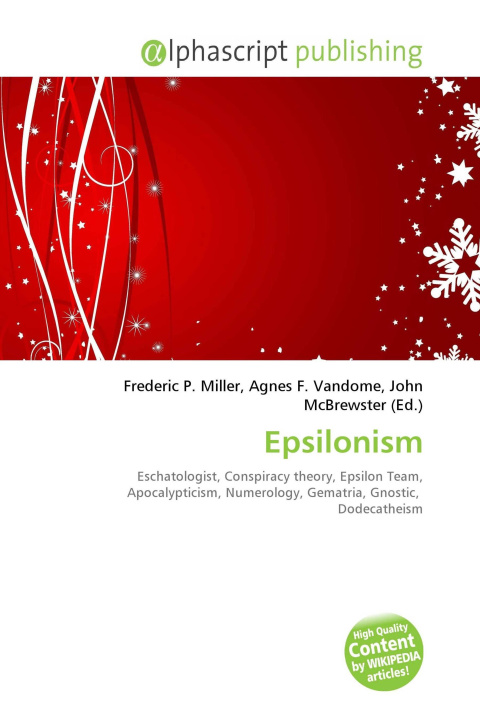 Kniha Epsilonism Agnes F. Vandome