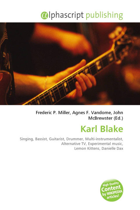 Kniha Karl Blake Agnes F. Vandome