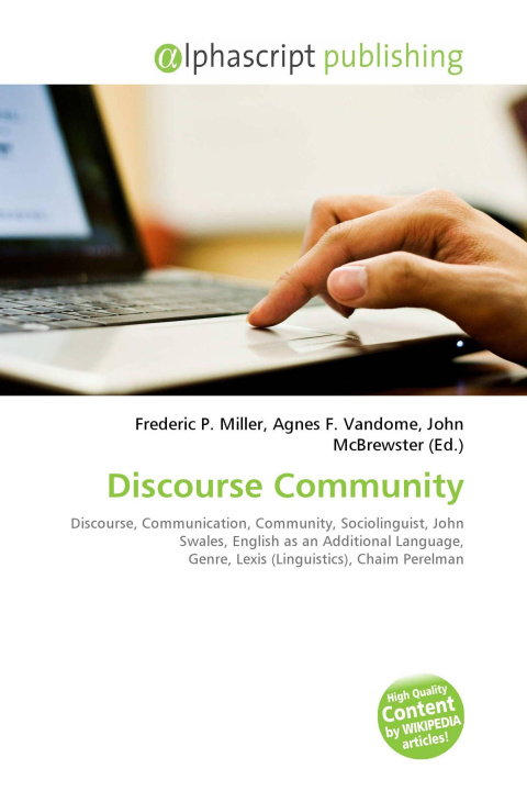 Knjiga Discourse Community Agnes F. Vandome