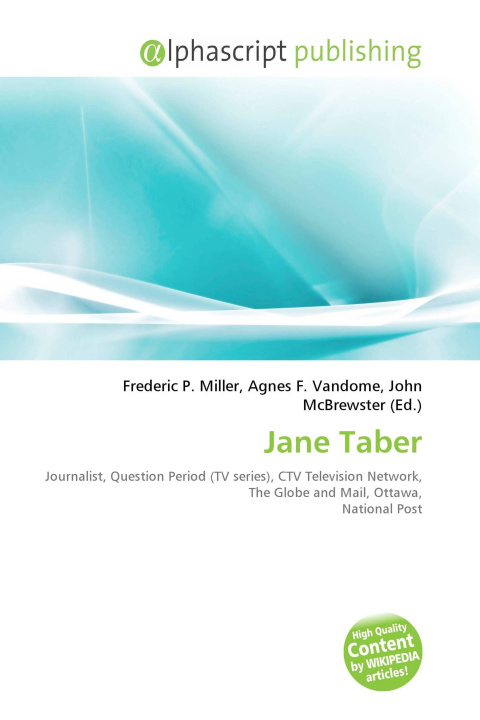 Book Jane Taber Agnes F. Vandome