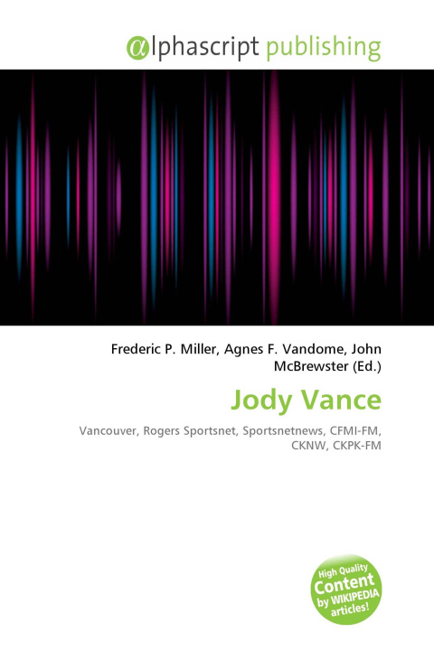 Kniha Jody Vance Agnes F. Vandome