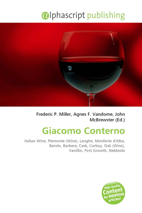 Knjiga Giacomo Conterno Agnes F. Vandome