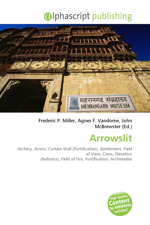 Kniha Arrowslit Agnes F. Vandome