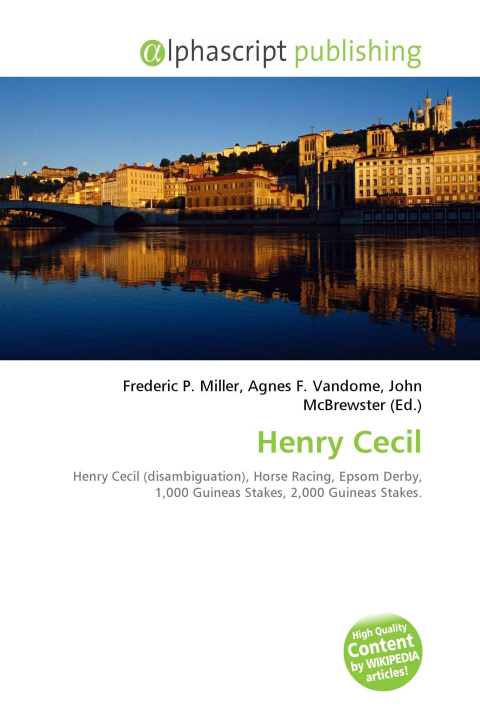 Kniha Henry Cecil Agnes F. Vandome