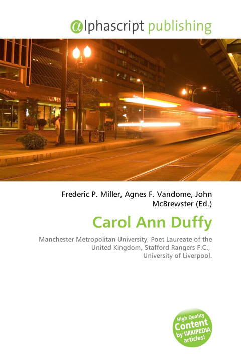 Kniha Carol Ann Duffy Agnes F. Vandome
