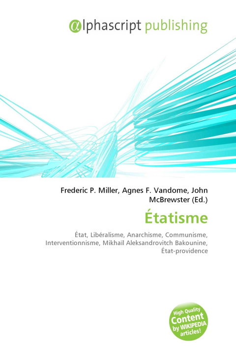 Kniha Étatisme Agnes F. Vandome