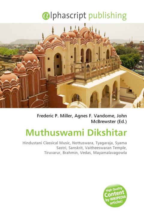 Kniha Muthuswami Dikshitar Agnes F. Vandome