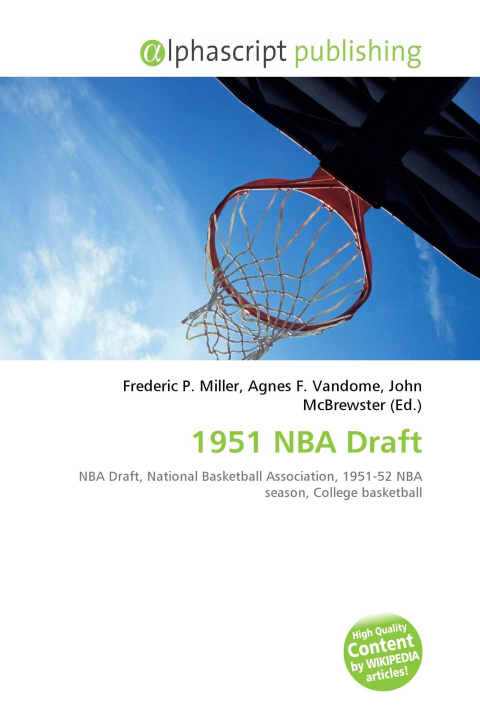 Kniha 1951 NBA Draft Agnes F. Vandome