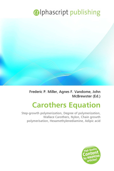 Kniha Carothers Equation Agnes F. Vandome