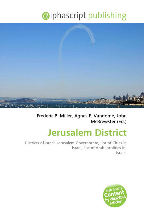 Kniha Jerusalem District Agnes F. Vandome