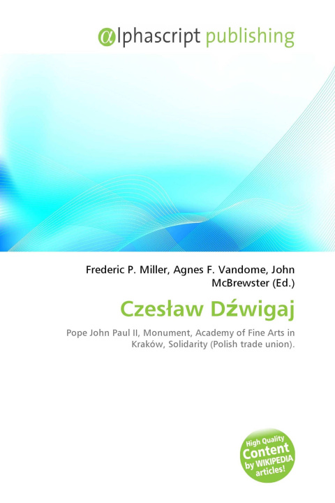 Kniha Czes¿aw D¿wigaj Agnes F. Vandome