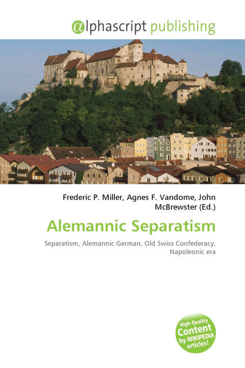 Kniha Alemannic Separatism Agnes F. Vandome