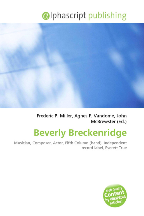 Kniha Beverly Breckenridge Agnes F. Vandome