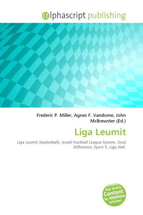 Kniha Liga Leumit Agnes F. Vandome