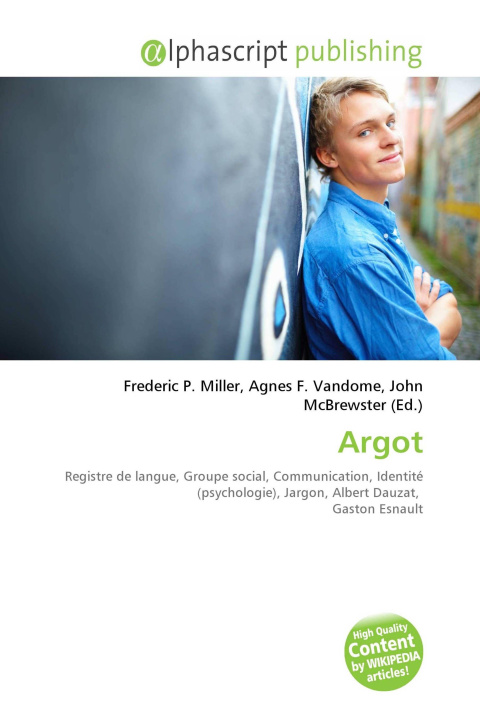 Kniha Argot Agnes F. Vandome