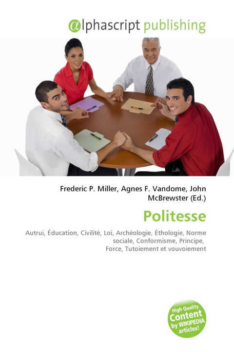Kniha Politesse Agnes F. Vandome