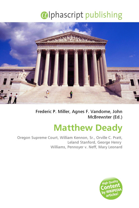 Kniha Matthew Deady Agnes F. Vandome