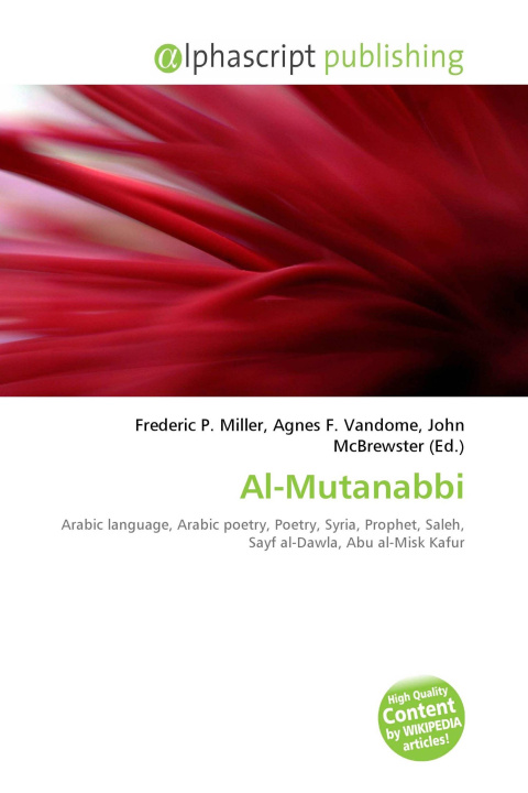 Book Al-Mutanabbi Agnes F. Vandome