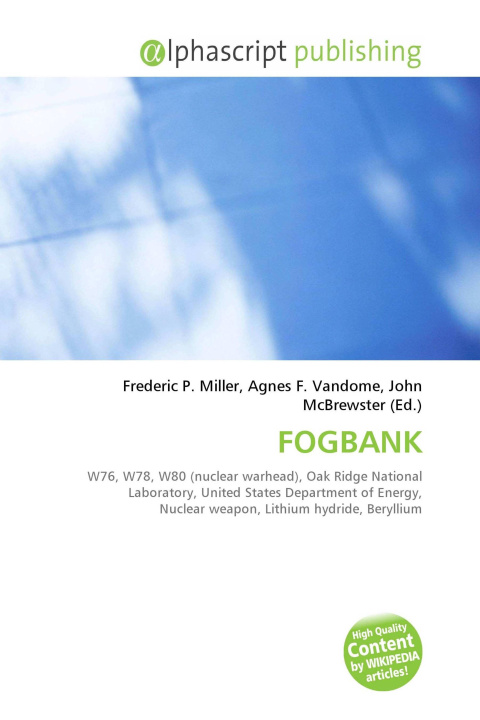Kniha FOGBANK Agnes F. Vandome