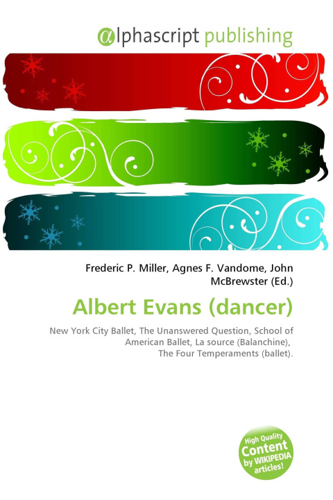 Könyv Albert Evans (dancer) Agnes F. Vandome