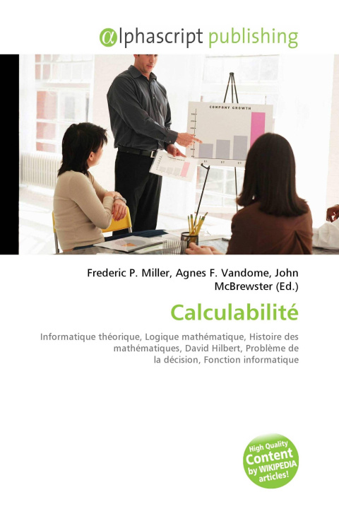 Kniha Calculabilité Agnes F. Vandome