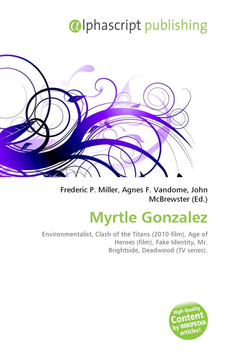 Knjiga Myrtle Gonzalez Agnes F. Vandome