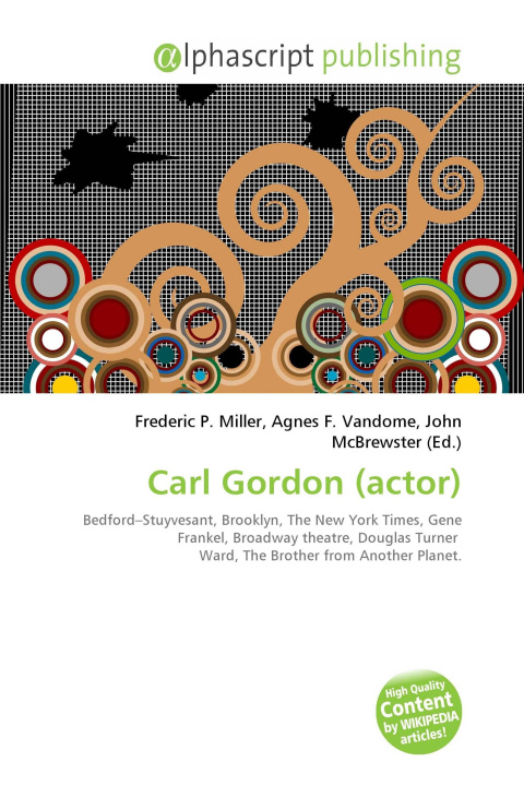 Kniha Carl Gordon (actor) Agnes F. Vandome