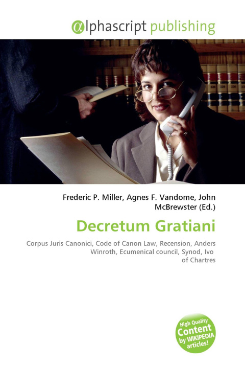 Kniha Decretum Gratiani Agnes F. Vandome