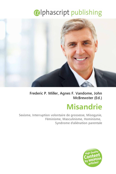 Kniha Misandrie Agnes F. Vandome