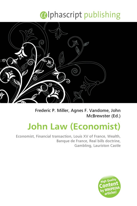 Book John Law (Economist) Agnes F. Vandome
