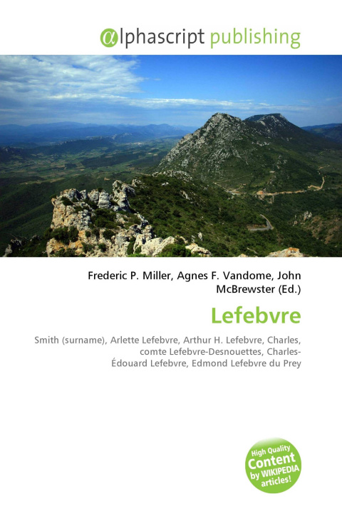 Kniha Lefebvre Agnes F. Vandome