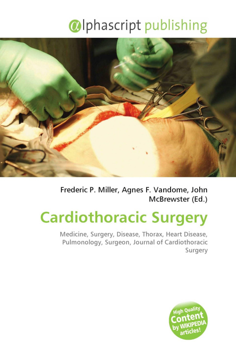 Kniha Cardiothoracic Surgery Agnes F. Vandome